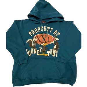 Vintage Property of Looney‎ Tunes hoodie Size Large.  Garment Graphics